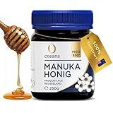 Cosana Manuka Honig 550 MGO + 250g – 100% Pur - Abgefüllt, versiegelt und zertifiziert in...