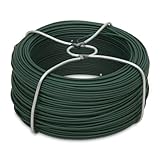 Windhager Gartendraht 60 m, Pflanzendraht verzinkt mit Kunststoffummantelung, Bindedraht,...