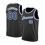 HGWOPGASD Basketball-Kostümset für Kinder und Erwachsene mit Ihrem Teamnamen und der Nummer,...