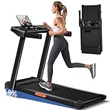 LONTEK Laufband für Zuhause Klappbar mit Steigung 9%, Laufbänder 12KM/H, Treadmill for Home mit...