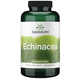 Swanson Echinacea, 400mg, 100 Kapseln, hochdosiert, Laborgeprüft, Sojafrei, Glutenfrei, Ohne...