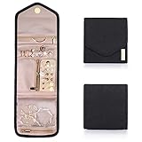 bagsmart Schmuck Organizer Tasche Reise Schmuckaufbewahrung für Ringe, Ohrringe, Halsketten, Uhren,...