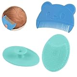 Aolso Baby-Haarkamm, 2 Stück Baby-Haarbürsten- und Kamm-Set, Baby-Haarbürste, Neugeborene...