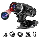 NinjaCam Action Cam, 1080P HD & 120° Weitwinkel Action Kamera, Helmkamera Fahrrad, Wasserdicht...