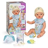 BABY born Lukas (Little Baby Boy) - 36 cm große Babypuppe - 7 Funktionen inkl. Accessoires &...