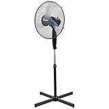 ARDES - Standventilator, leistungsstark, leise, 3 Flügel, 40 cm, oszillierend, mit verstellbarer...