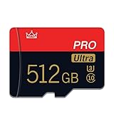 512GB Micro-SD-Karte, Klasse 10 Hochgeschwindigkeits-Speicherkarte 512GB Micro SD Card Class 10...