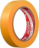 Kip 3808 Washi-Tec Premium 24 mm x 50 m Profi Goldband für scharfe Farbkanten