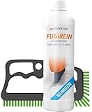 FUGINATOR® Fugenbürste grau/grün inkl. Fugenreiniger 250 ml - Fugenreinigungsset - Bürste zur...