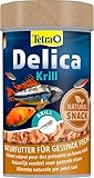 Tetra Delica Krill Naturfutter - 100% gefriergetrocknete Krill, natürliche Snacks für Zierfische,...