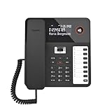 Gigaset Desk 800A - Schnurgebundenes Telefon mit Anrufbeantworter - dreizeiliges LCD-Display - 5...