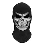 WTACTFUL Scary Skull Balaclava Ghost Death Mask Motorradfahren Skifahren Snowboarden Cosplay Kostüm...