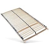 Sleepneo Lattenrost 140x200, Ergonomischer 7-Zonen-Lattenrost aus Buchenholz, 28 Latten,...