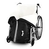 Siegvoll Rollstuhldecke mit Sherpa Fleece Futter,warmer Fußsack Erwachsene für Rollstuhl mit...