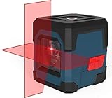 Kreuzlinienlaser, RockSeed Selbstnivellierend Linienlaser, 1m Stoßfest Drehbar...