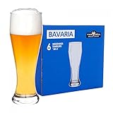 Van Well 6er Set Weizenbiergläser 0,5L klar geeicht | Ideal für Gastronomie & Bar |...