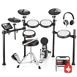Donner DED-200 E-Drum-Sets, E-Schlagzeug mit 450 Sounds, USB-MIDI-Konnektivität, Drum...