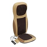 Ganzkörper-Massagematte, Massagesitzauflage mit Wärme, Rückenmassagegerät für Stühle 3 Modi 3...