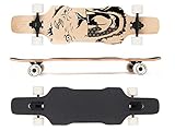 MAXOfit® Deluxe Longboard Lion No.89, Drop Through, 96,5 cm, 7 Schichten, ABEC11