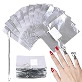 Sularpek Nail Polish Remover Wraps Pads, 200 Stück Nagellack Remover Pads und 1 Stück Nagelhaut...