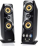 Creative GigaWorks T40 Series II - 2.0 Lautsprechersystem (Hi-Fi, Stereo/AUX-IN, Line-IN/16W RMS)...