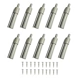 Türdämpfer Softclose Nachrüsten (10 Stück, Beige) – Rechteckiger Schranktür Dämpfer mit 20...