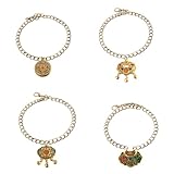 PEPWE 4lots Fortunates Halsschmuck, Halskette, lange Lebensdauer, Schlosshalsband, Hundehals-Schmuck...