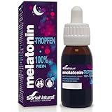 Melatonin Tropfen 330 Nächte - 50ml Melatonin Hochdosiert Um Besser zu Schlafen und Einen Tiefen,...