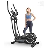 Cowmew Ellipsentrainer für Zuhause, Ultraleiser Magnetischer Crosstrainer mit 16 Widerstandsstufen,...