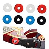 BESTonZON 8 Stück Teiliges Gitarrengurt Schloss mit Rutsch Funktion Schnelle Montage ohne Werkzeug...