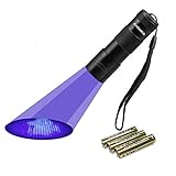 Vansky UV Taschenlampe Schwarzlicht 12 LEDs | Haustiere Urin Detektor für Eingetrocknete Flecken...