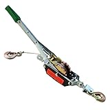Handseilwinde mit Ratsche, Handkraftabzieher Seilwinde Handwinde Handseil