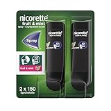 NICORETTE Spray mit minzigem Fruchtgeschmack – Rauchen aufhören mit Nikotinspray – 1 Spray...