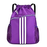 MYYINGELE Sport Basketballtasche mit Taschengröße, manuelle Luftpumpe, Basketballrucksack für...