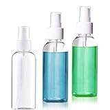 3 Stück 50ml Sprühflasche Transparente Leer Feinen Nebel Sprühflasche Reise Zerstäuber Klein...