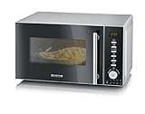 SEVERIN 3-in-1 Mikrowelle mit Grill und Heißluftfunktion, Minibackofen mit 10 Leistungsstufen,...