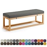 Lsjoaw Bankauflage Bankkissen Sitzauflage Sitzkissen Bank 160X40X3CM Stuhlkissen Bankpolster...