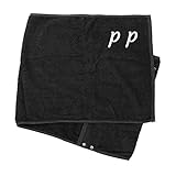 Personalisiertes Fitness-Handtuch mit Initialen/Buchstaben Bestickt & Reisverschluss-Tasche |...
