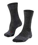 FALKE Damen Wandersocken TK2 Explore W So Wolle Funktionsmaterial antiblasen dick 1 Paar, Grau...