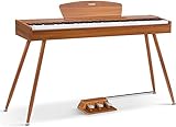 Donner DDP-80 E-Piano 88 Tasten Gewichtet Klavier, Hammermechanik II, Home Digital-Pianos Volle...