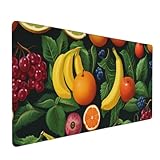 Großes Mauspad, Motiv: Reife Früchte, Gaming-Mauspad, 40,6 x 90,2 cm, wasserdicht,...