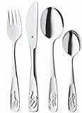 WMF Tiere Kinderbesteck Set Set 4-teilig, Kinderbesteck Edelstahl, Besteck Kinder ab 3 Jahre,...