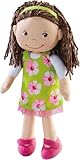 HABA Kuschelpuppe Coco – Weiche Stoffpuppe 30 cm, ideal für Mädchen und Jungen, waschbar und...