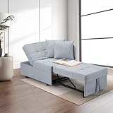 EROMMY Schlafsessel mit bettfunktion,Schlafsofa ausziehbar,3-in-1 Klappsofa,verstellbares einarmiges...
