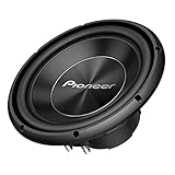Pioneer TS-A300D4 Subwoofer mit Doppelschwingspule für den Gehäuseeinbau (1.500 W), 30 cm/12',...