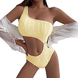 Badeanzug Damen, Badekleid Damen Badeanzug Mit Shaping Effekt Badeanzug Sexy Sexy Sommer Monokini...
