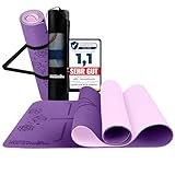 LA MENTE ES MARAVILLOSA - Gymnastikmatte, Rutschfest Yogamatte inkl. Tragegurt + Tasche +...