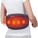 COMFIER Rückenmassage-Heizgürtel mit 3 Massagemodi und 2 Wärmestufen， schnelle...