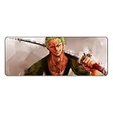 FORDOM Gaming Mauspad One Piece - XXL Großes Mauspad,Erweitertes Tastatur Gaming Pad,600x300x2mm