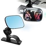 VGECEE Rückspiegel Auto Baby 360° Schwenkbar Rücksitzspiegel Sicherheitsspiegel Baby Spiegel Auto...